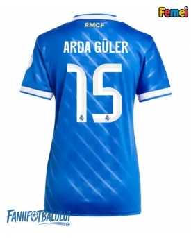 Real Madrid Arda Guler #15 Tricou Fotbal Replică 2025-26 Femei Treilea